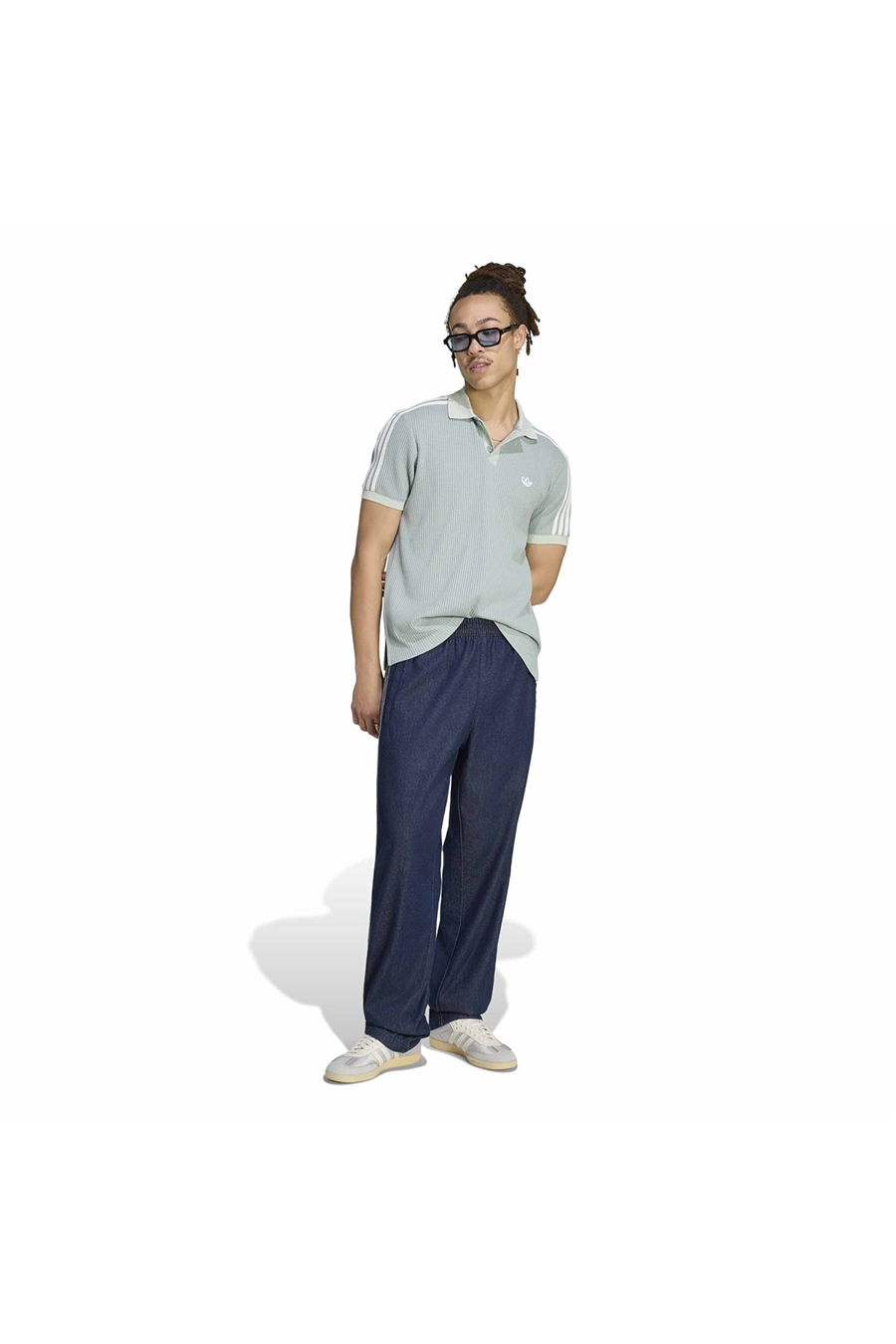 adidas Erkek  Yeşil  Polo T-shirt WAFFLE POLO KX1231