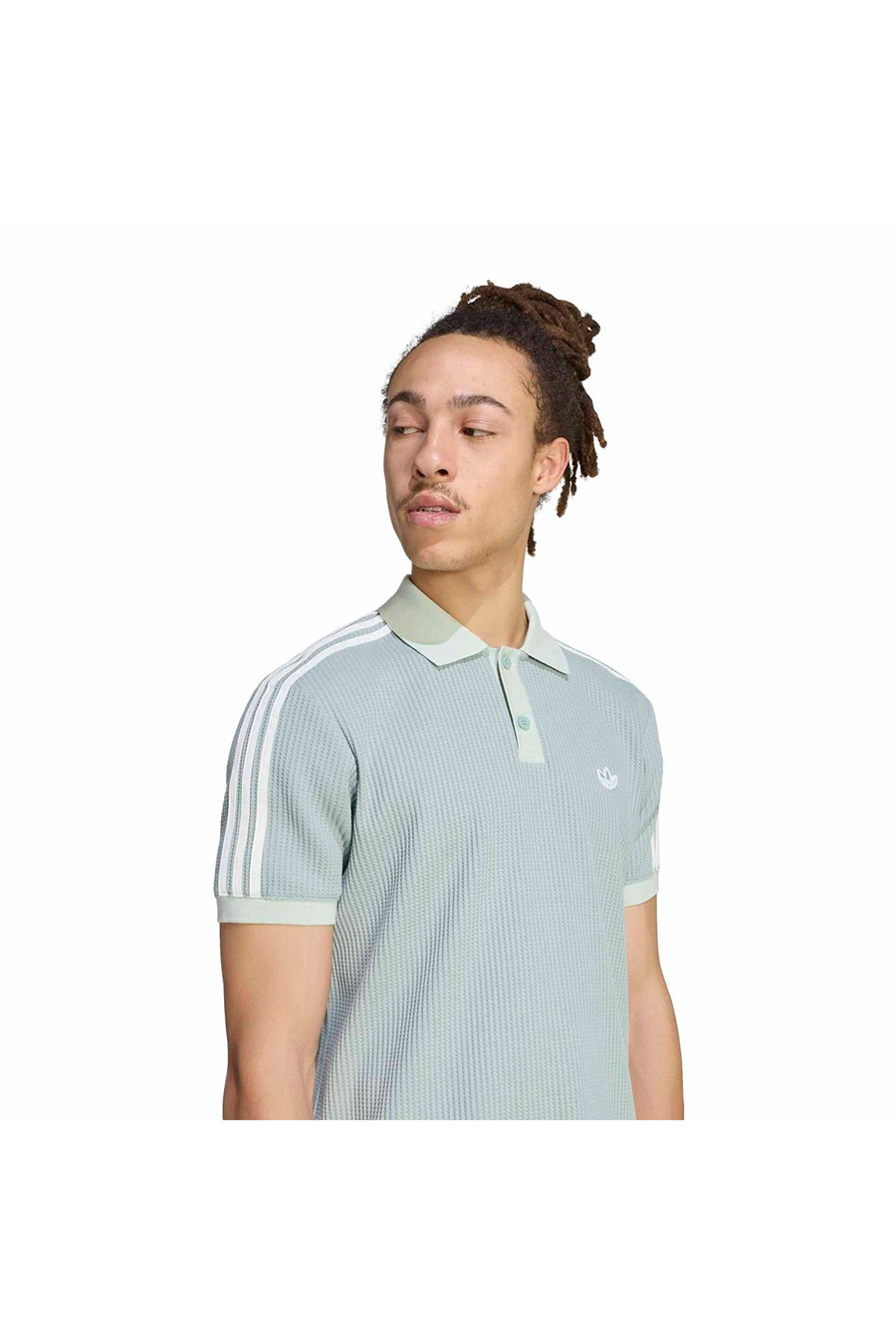adidas Erkek  Yeşil  Polo T-shirt WAFFLE POLO KX1231
