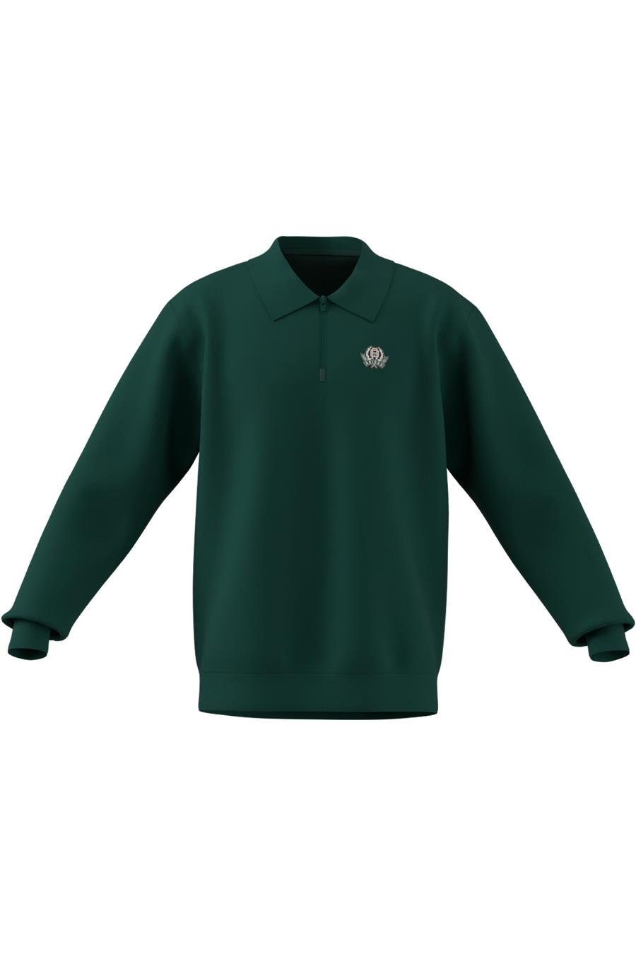 adidas Erkek  Yeşil  Sweatshirt GRAPHIC HALF Z JX8171