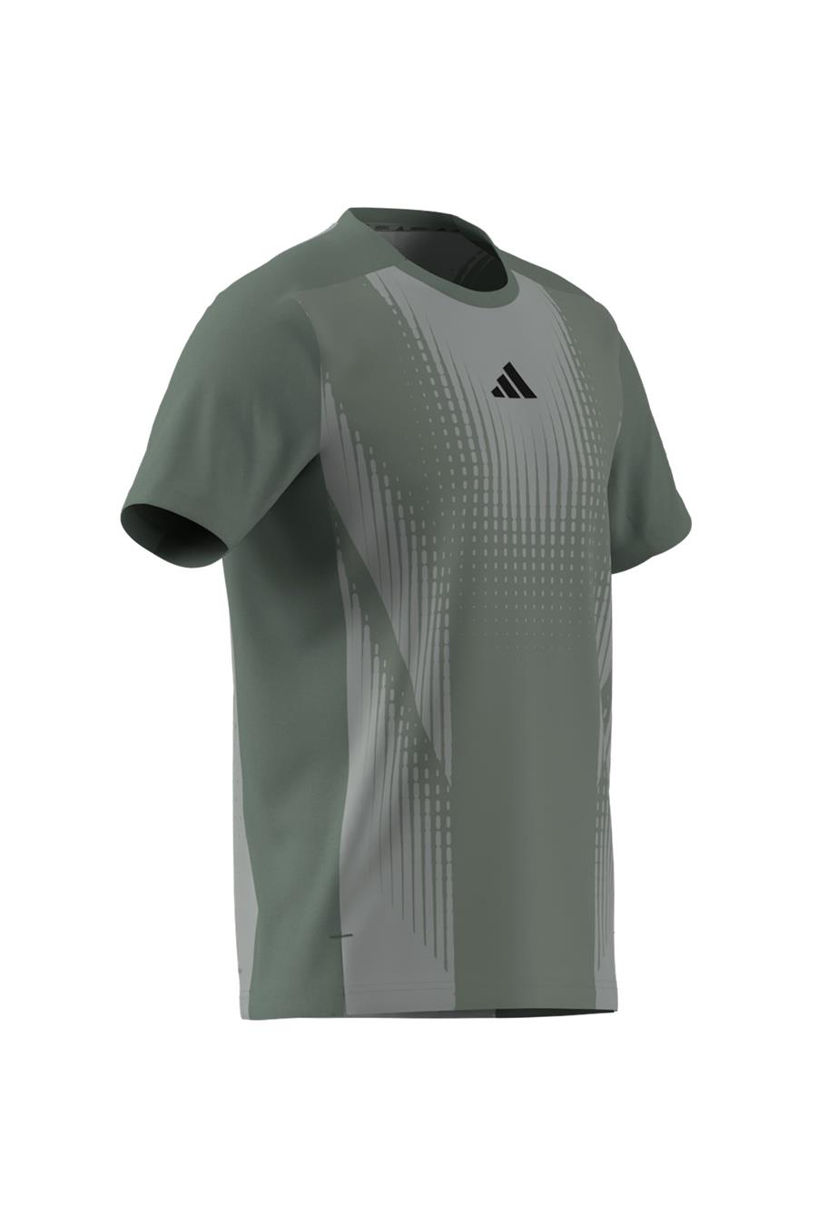 adidas Erkek  Yeşil  T-shirt AIRCHILL TEE JI8197