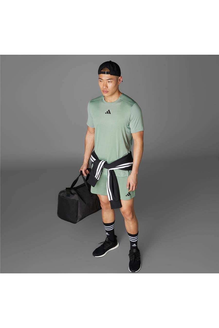 adidas Erkek  Yeşil  T-shirt AIRCHILL TEE JI8197