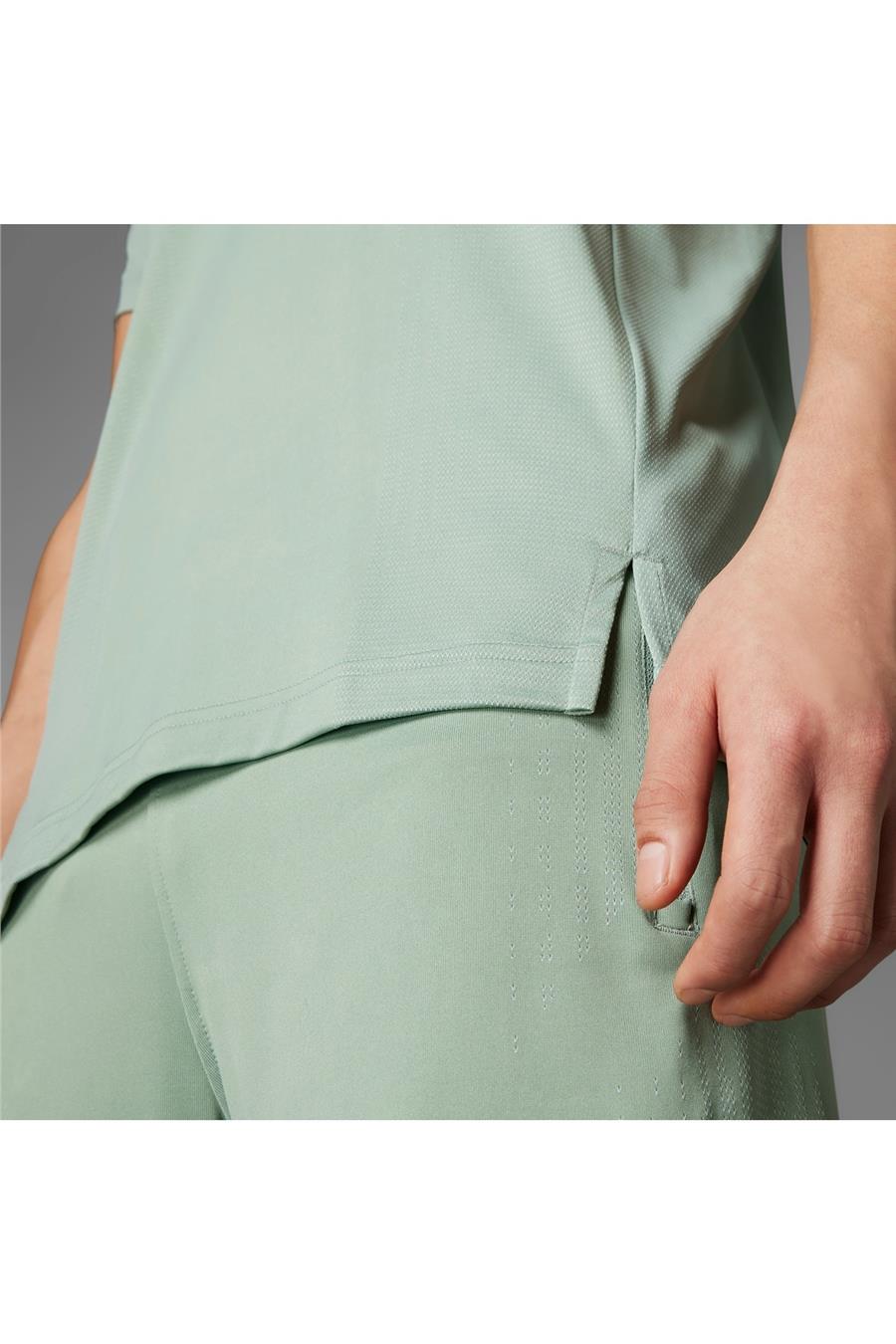 adidas Erkek  Yeşil  T-shirt AIRCHILL TEE JI8197