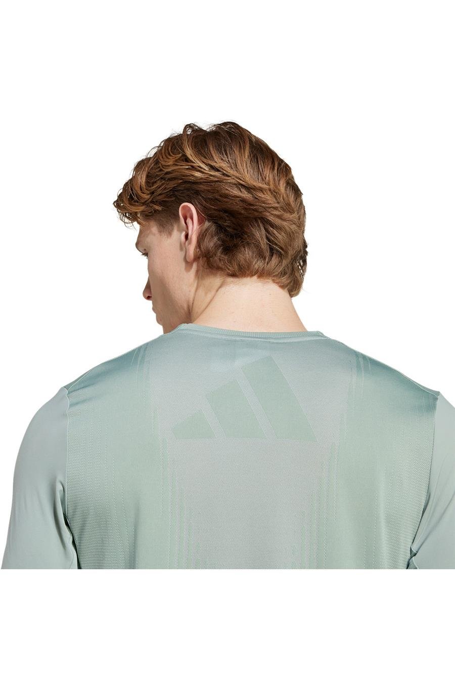 adidas Erkek  Yeşil  T-shirt AIRCHILL TEE JI8197