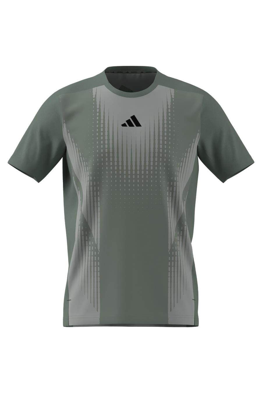 adidas Erkek  Yeşil  T-shirt AIRCHILL TEE JI8197