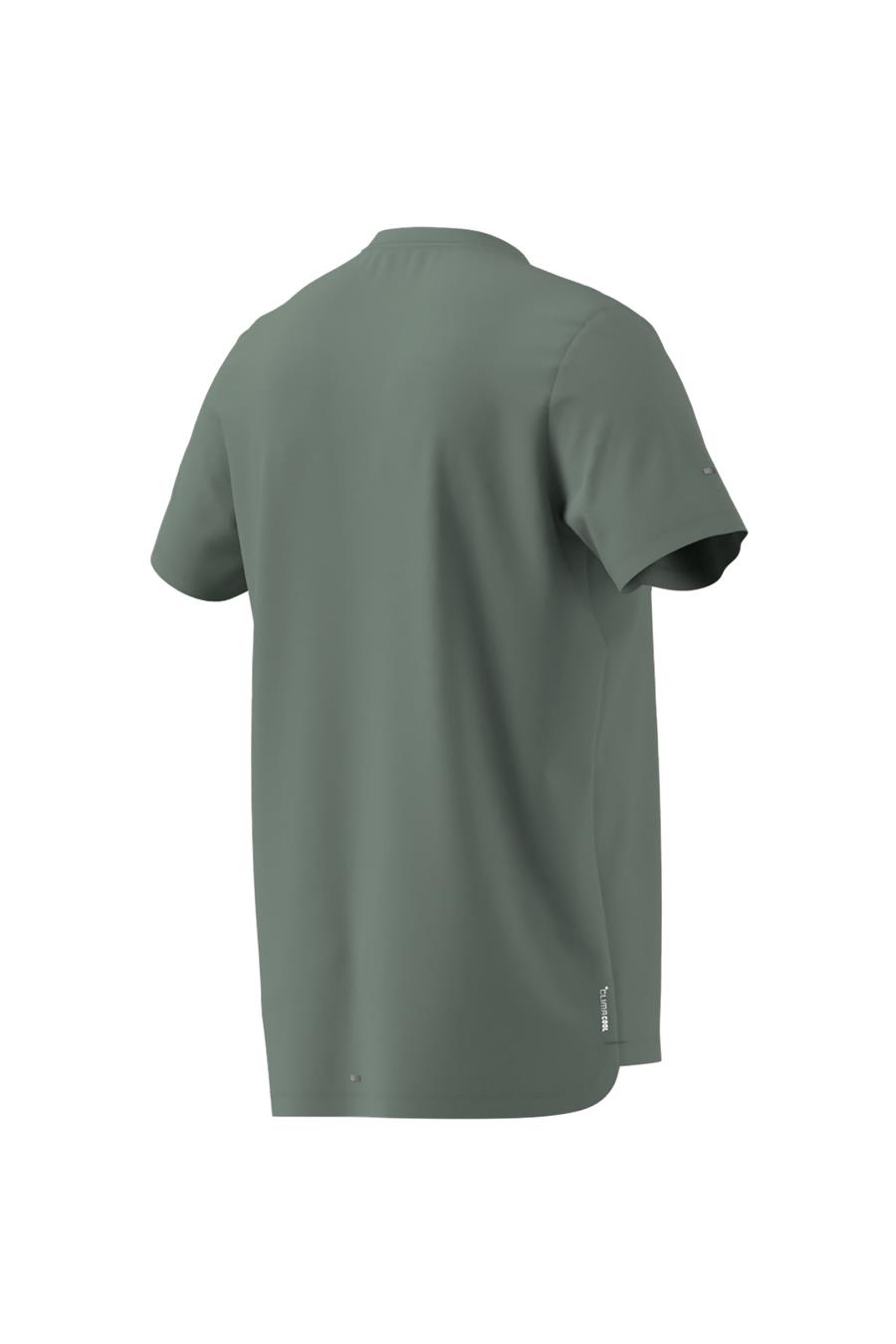 adidas Erkek  Yeşil  T-shirt RUN IT BL TEE M JD2334