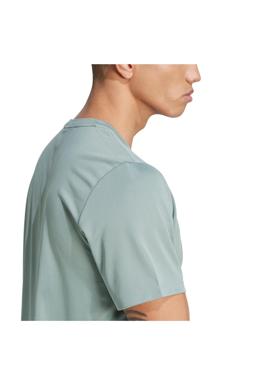 adidas Erkek  Yeşil  T-shirt RUN IT BL TEE M JD2334