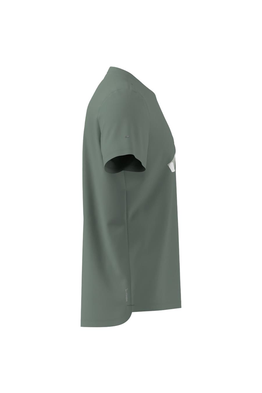 adidas Erkek  Yeşil  T-shirt RUN IT BL TEE M JD2334