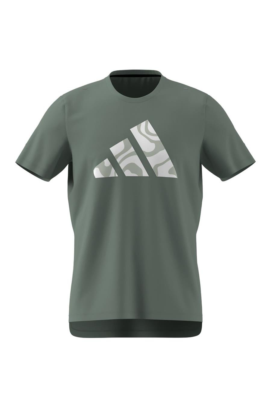 adidas Erkek  Yeşil  T-shirt RUN IT BL TEE M JD2334
