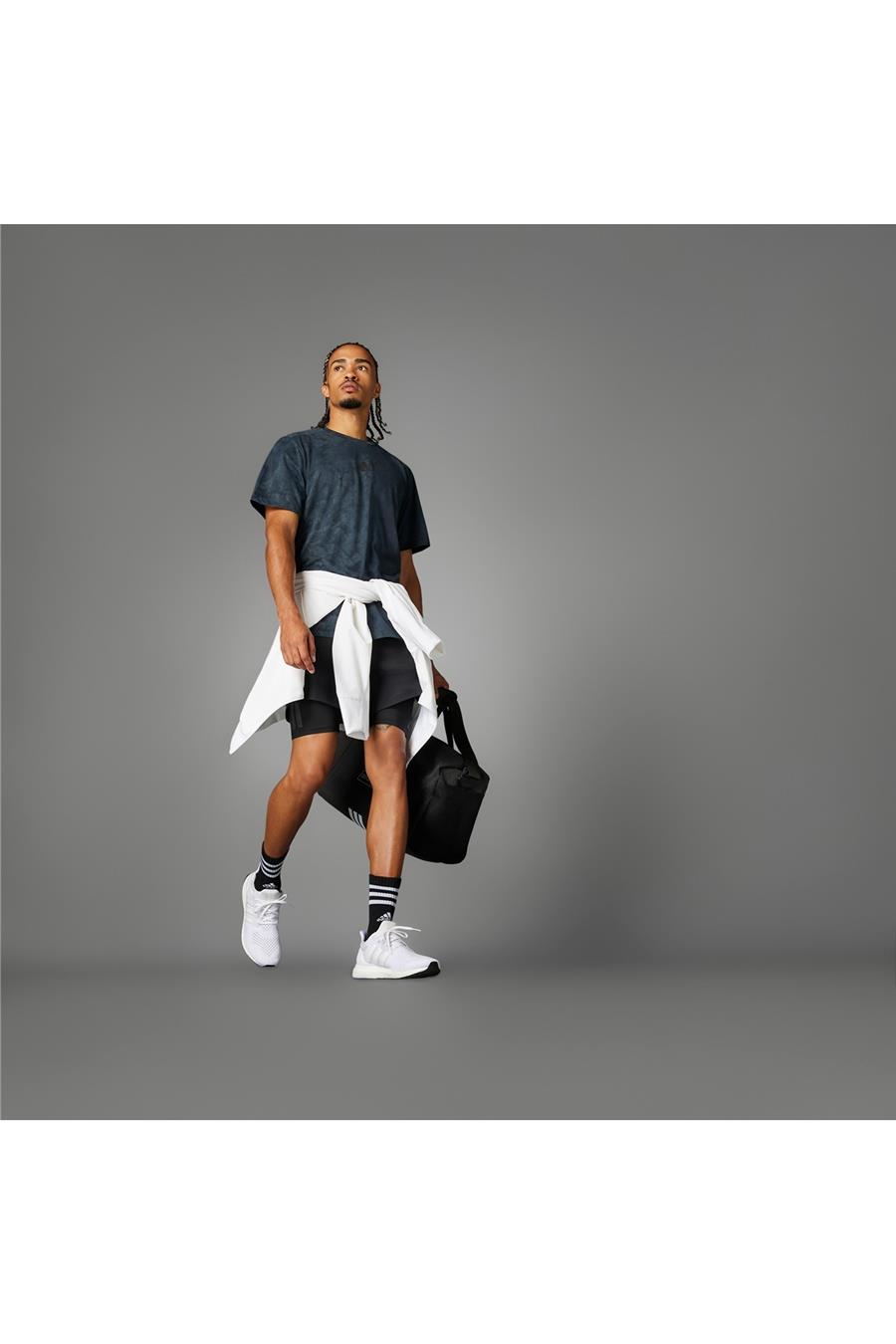 adidas Gri  Erkek  T-shirt POWER AOP TEE JP3340 Gri  Erkek  T-shirt POWER AOP TEE JP3340