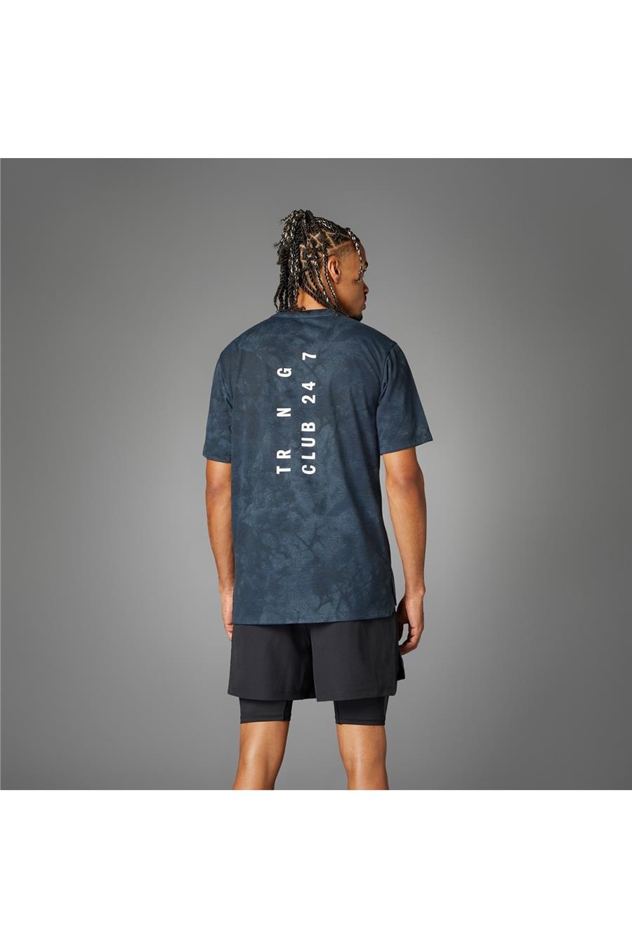 adidas Gri  Erkek  T-shirt POWER AOP TEE JP3340 Gri  Erkek  T-shirt POWER AOP TEE JP3340