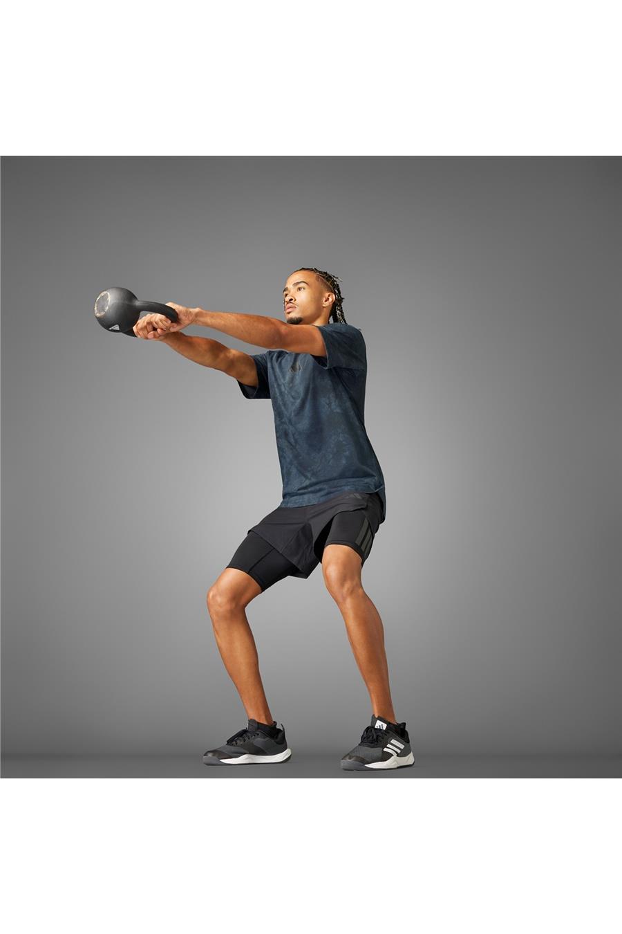 adidas Gri  Erkek  T-shirt POWER AOP TEE JP3340 Gri  Erkek  T-shirt POWER AOP TEE JP3340