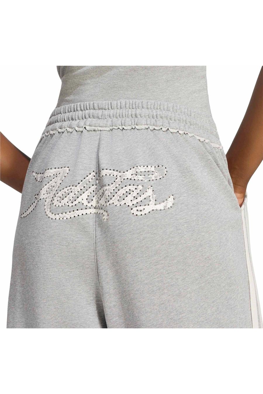 adidas Gri  Kadın  Eşofman Altı GFX SWEAT PANT LE8322