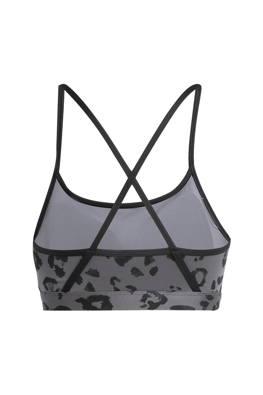 adidas Gri Kadın   Sporcu Sütyeni AER LS BRA AOP JN2662