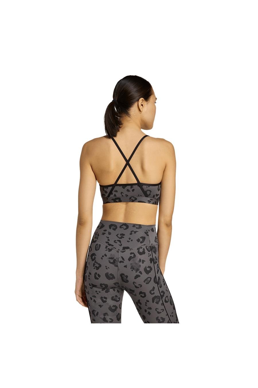 adidas Gri Kadın   Sporcu Sütyeni AER LS BRA AOP JN2662