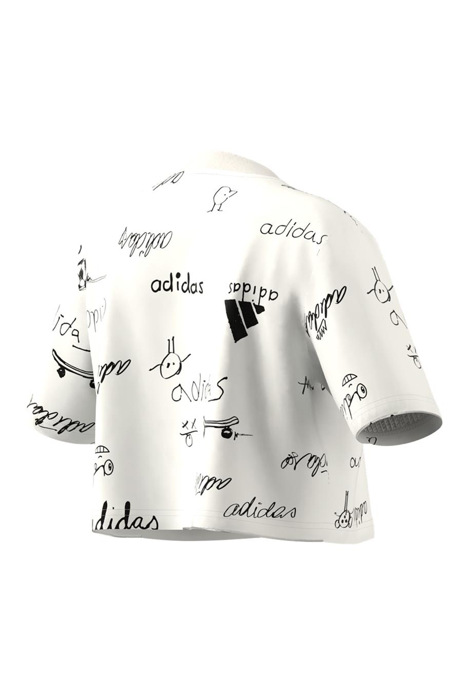 adidas JG BLUV CR T Çocuk   T-shirt IV9434