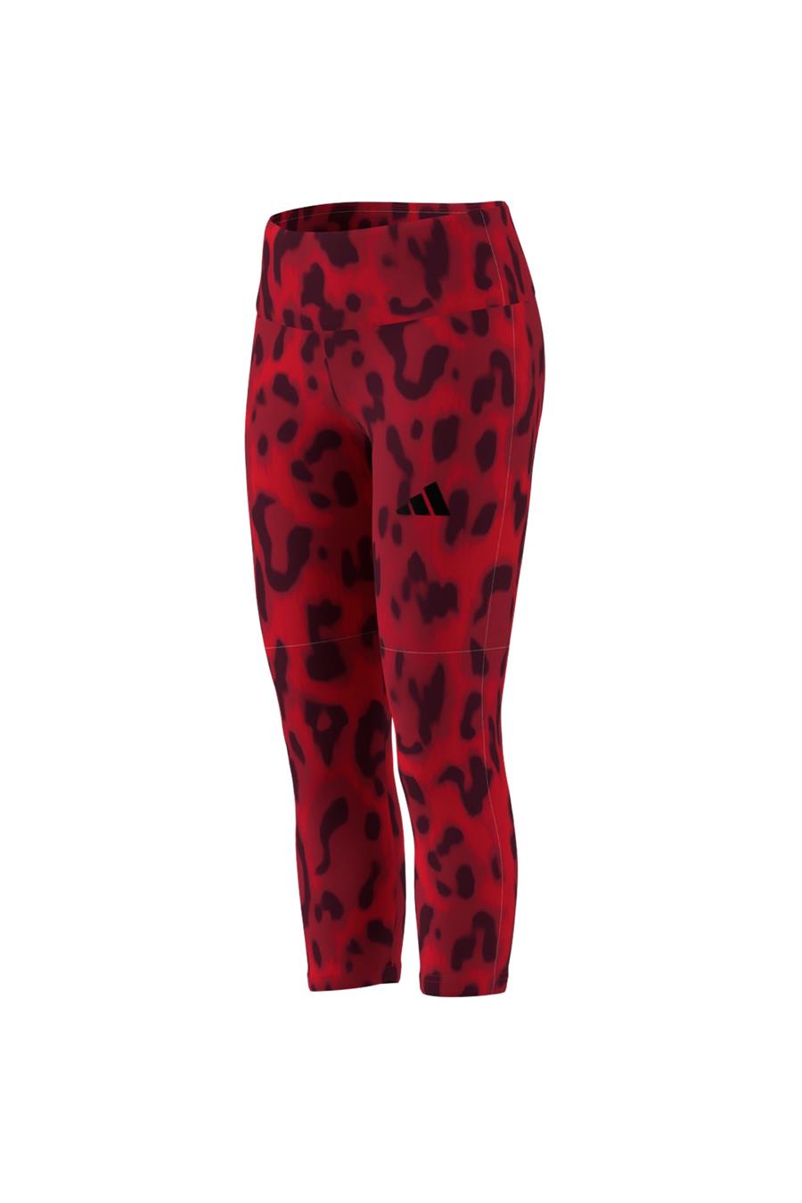 adidas JG FI AOP 7/8LE Çocuk  Kırmızı  Tayt JJ4797