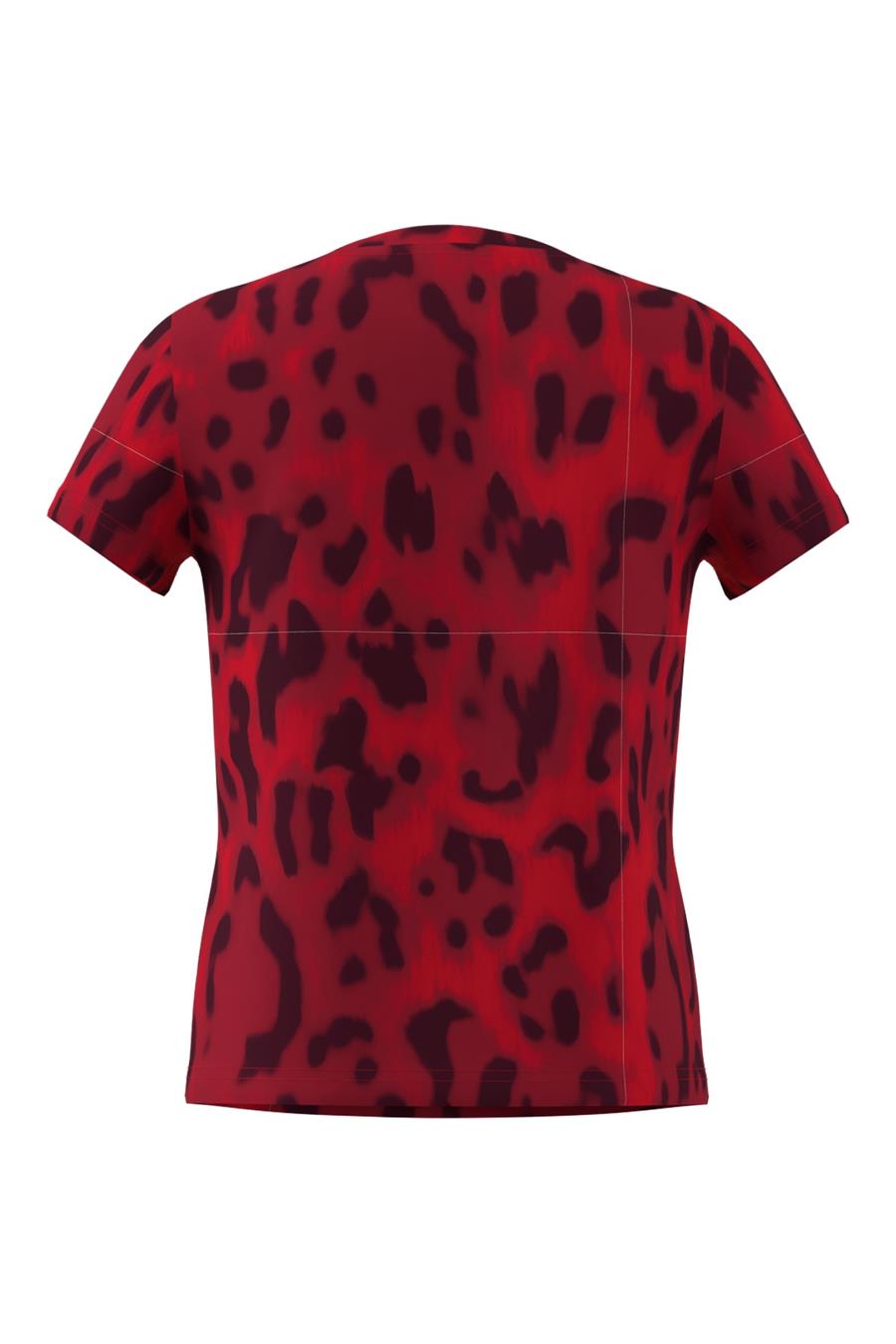 adidas JG FI AOP T Çocuk  Kırmızı  T-shirt JJ4794