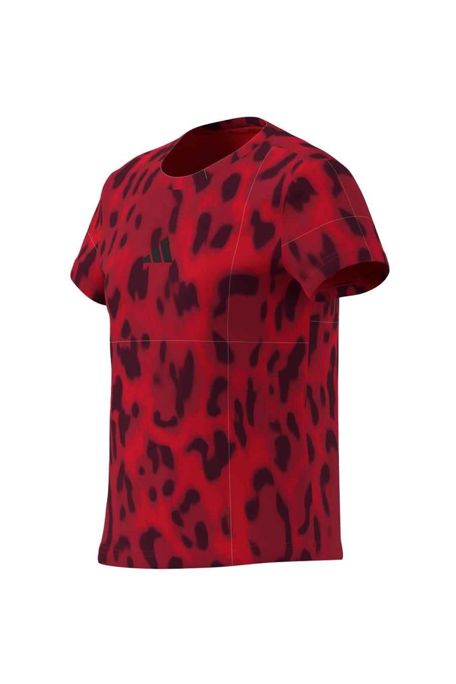 adidas JG FI AOP T Çocuk  Kırmızı  T-shirt JJ4794