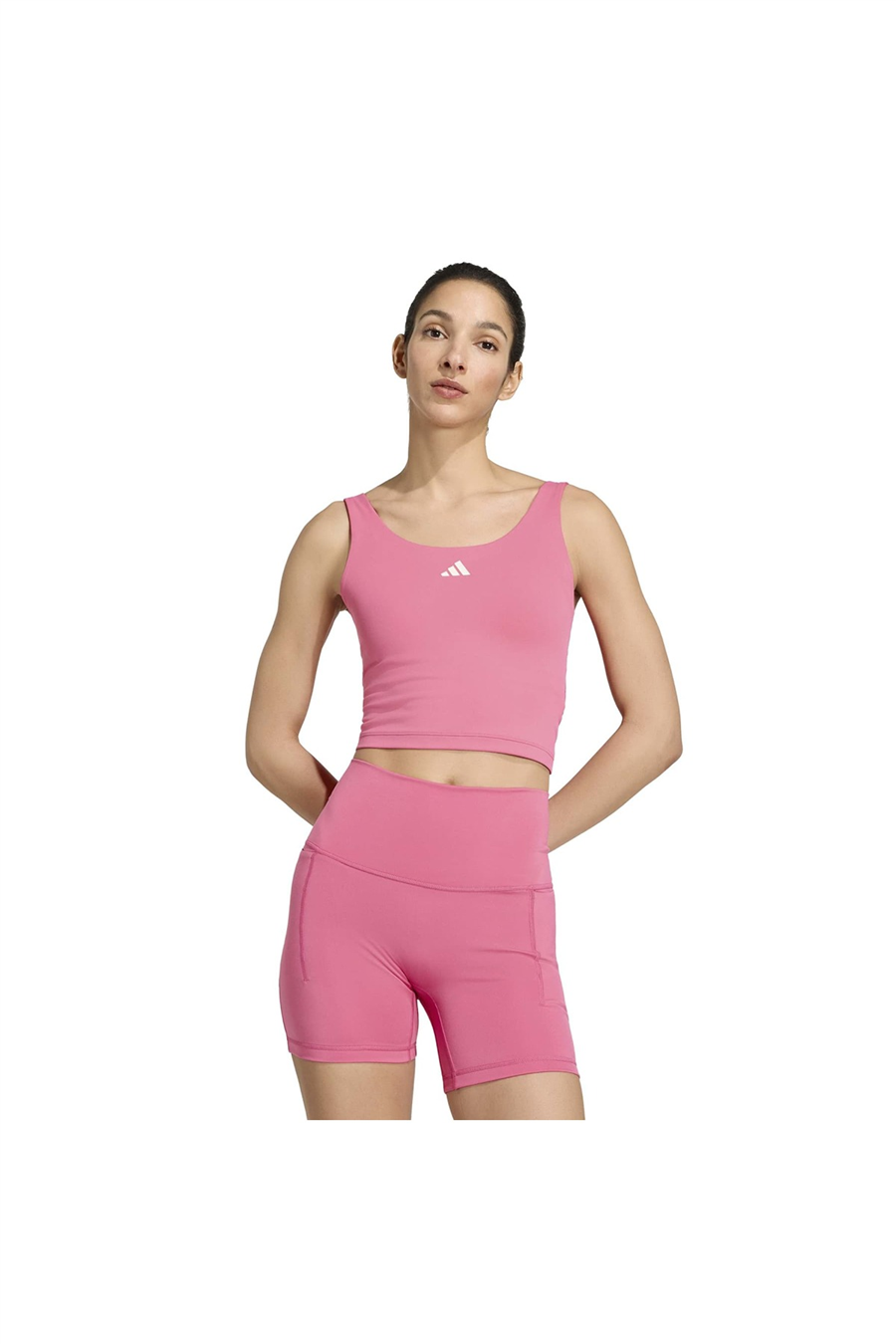 adidas Kadın Atlet 3 Stripes Studio All Me Light Support Tank KX3162