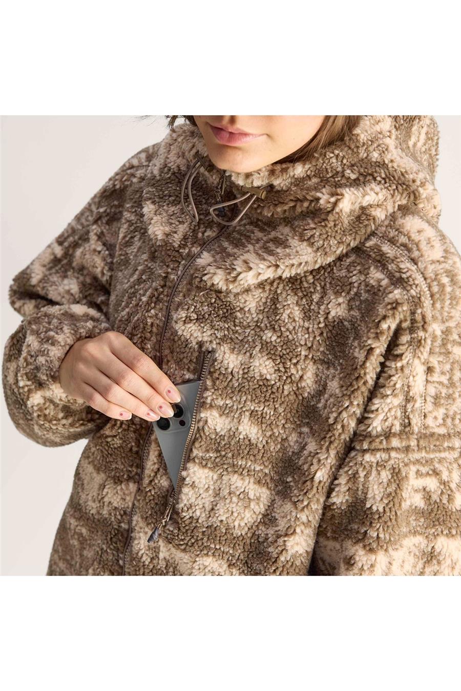 adidas Kadın  Bej  Mont aSMC PRINT FLZ JM3675