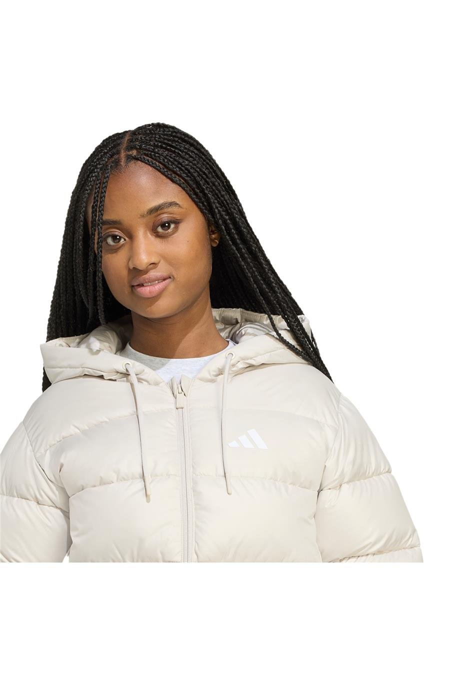 adidas  Kadın Bej  Mont W ESS SD P HD J JV7768