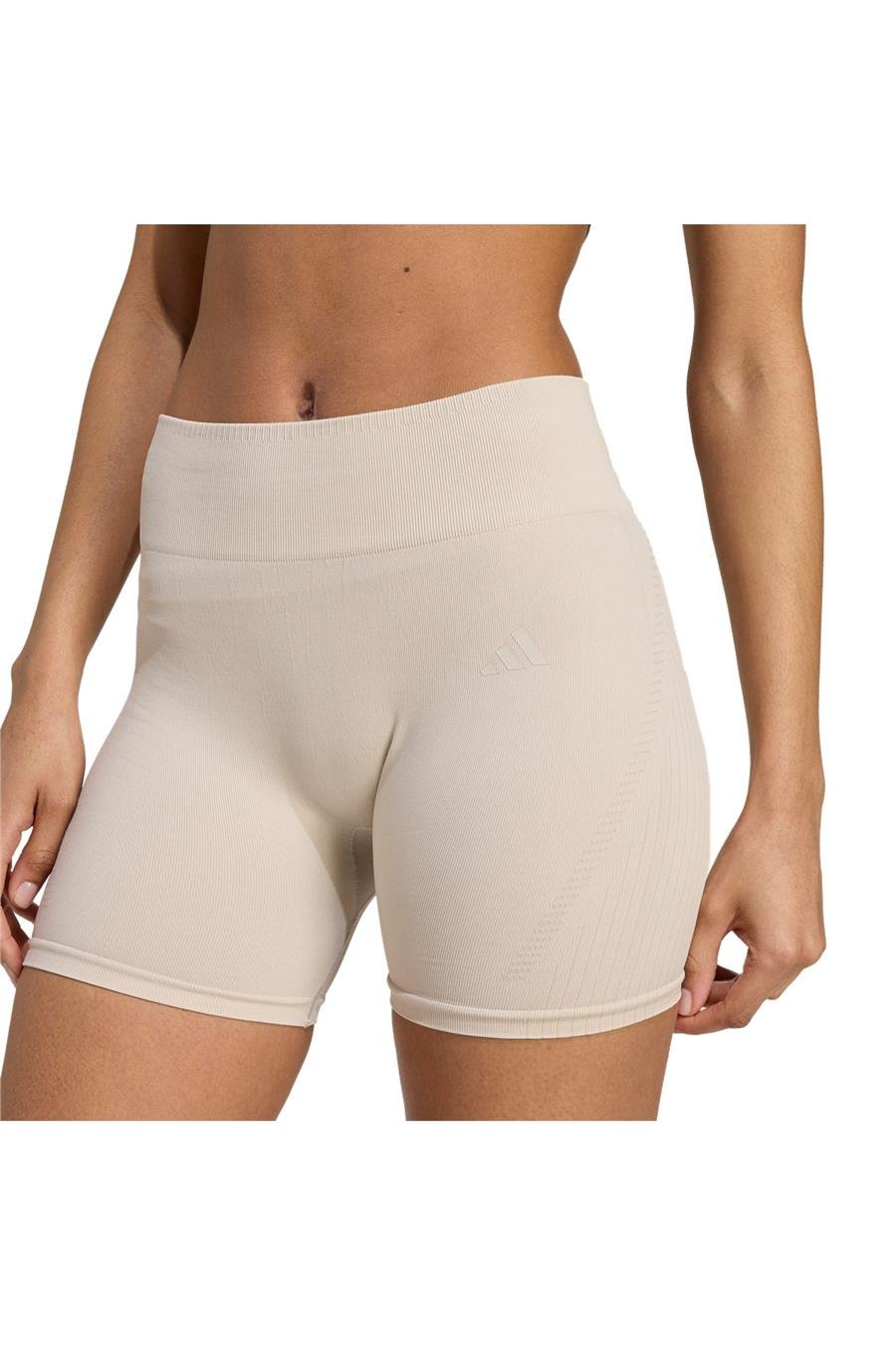 adidas Kadın  Bej  Şort WE KNIT 4IN SH JX3921