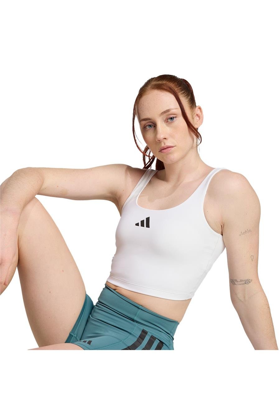 adidas Kadın  Beyaz  Atlet OPTIME Bra Tank JZ6028