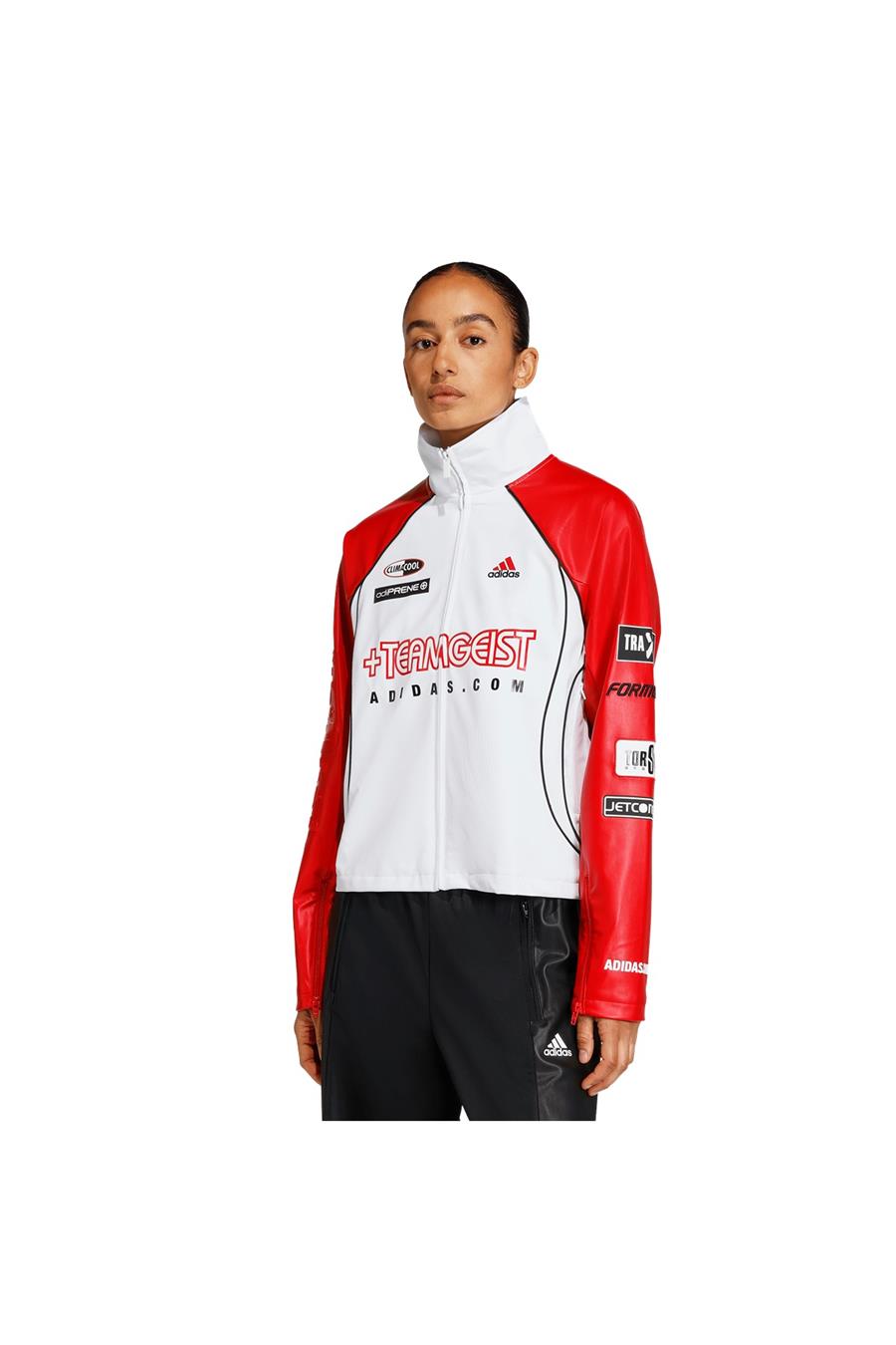adidas Kadın  Beyaz  Ceket FAUX LEATHER TT KG0212