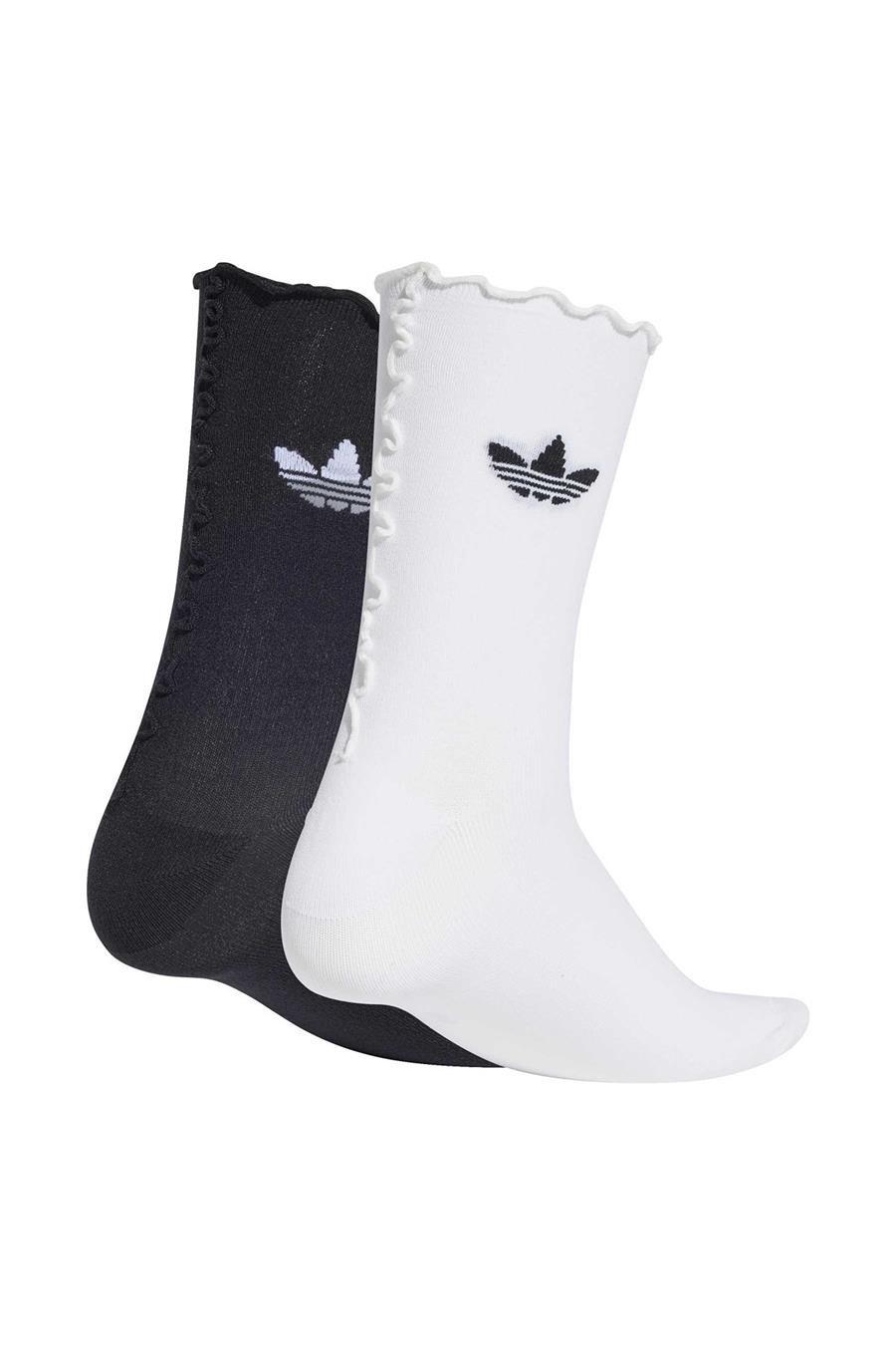 adidas  Kadın Beyaz  Çorap Ruffle Sock 2P JD5623