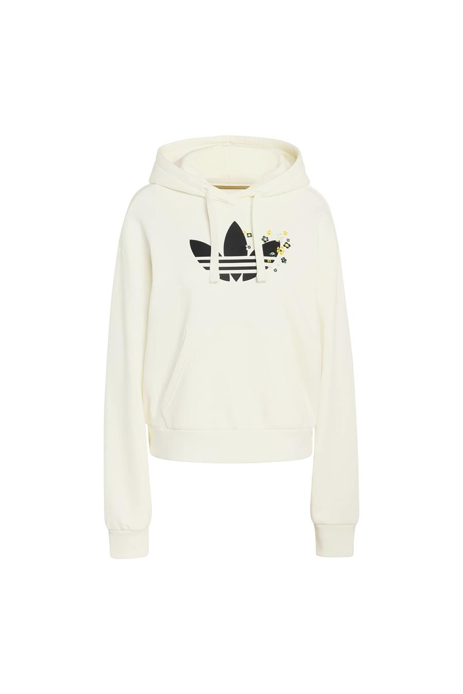 adidas  Kadın Beyaz  Sweatshirt ESS FT HD OS KC9172