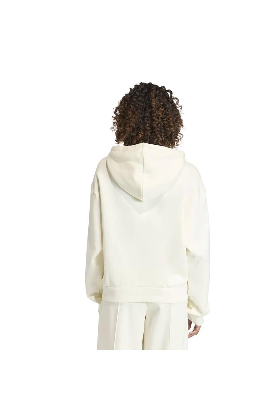 adidas  Kadın Beyaz  Sweatshirt ESS FT HD OS KC9172