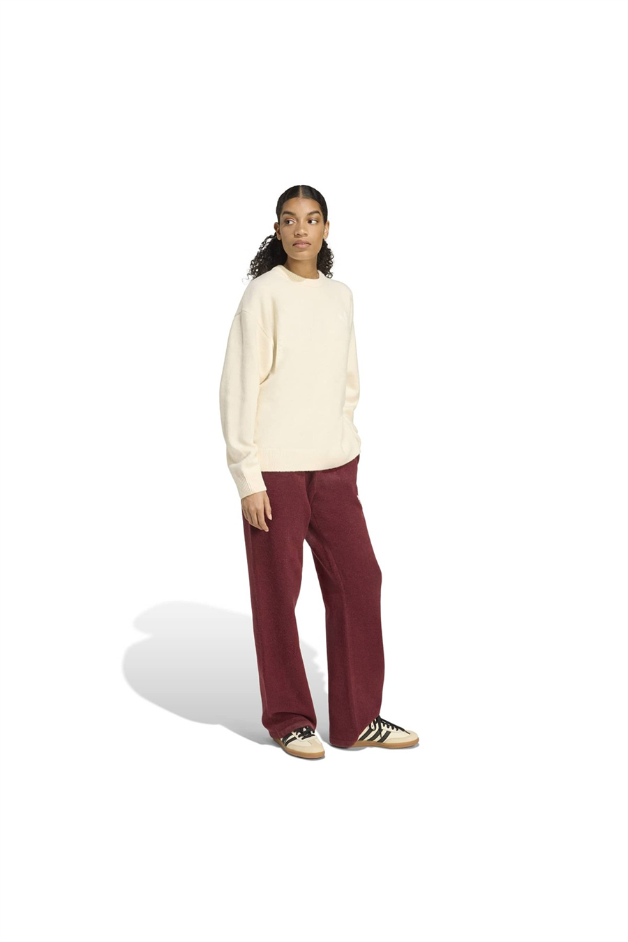 adidas Kadın  Beyaz  Sweatshirt KNITTED SWEATER KF2339