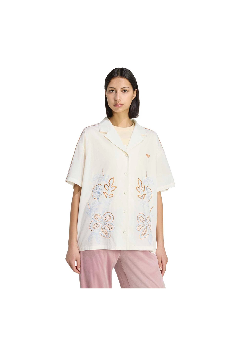 adidas Kadın  Beyaz  T-shirt RESORT SHIRT KY3164