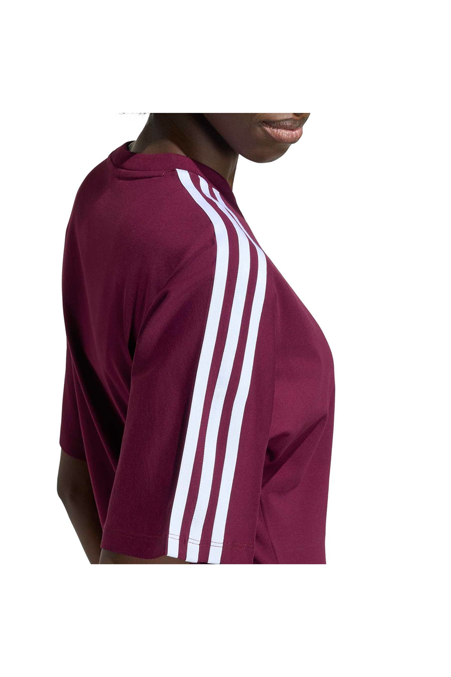 adidas  Kadın Bordo  T-shirt SLIM SS TEE KY5092