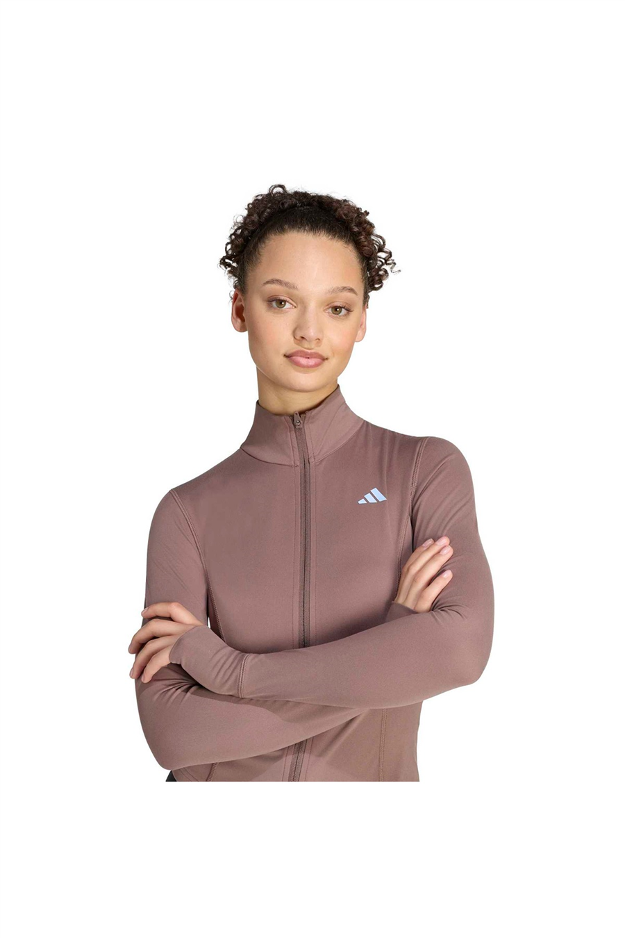 adidas Kadın Ceket 3-STRIPES STUDIO zip through jacket KY7998
