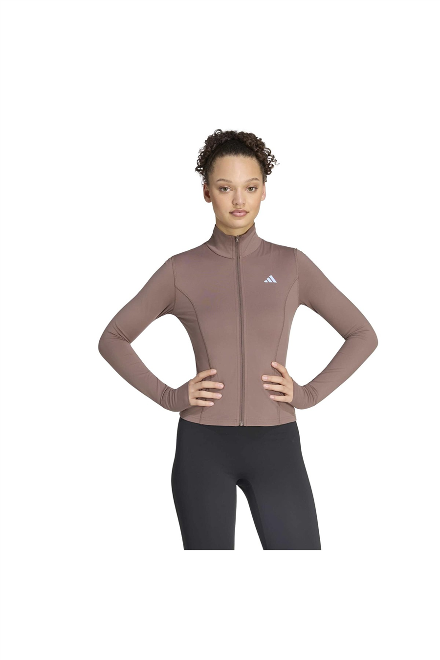 adidas Kadın Ceket 3-STRIPES STUDIO zip through jacket KY7998