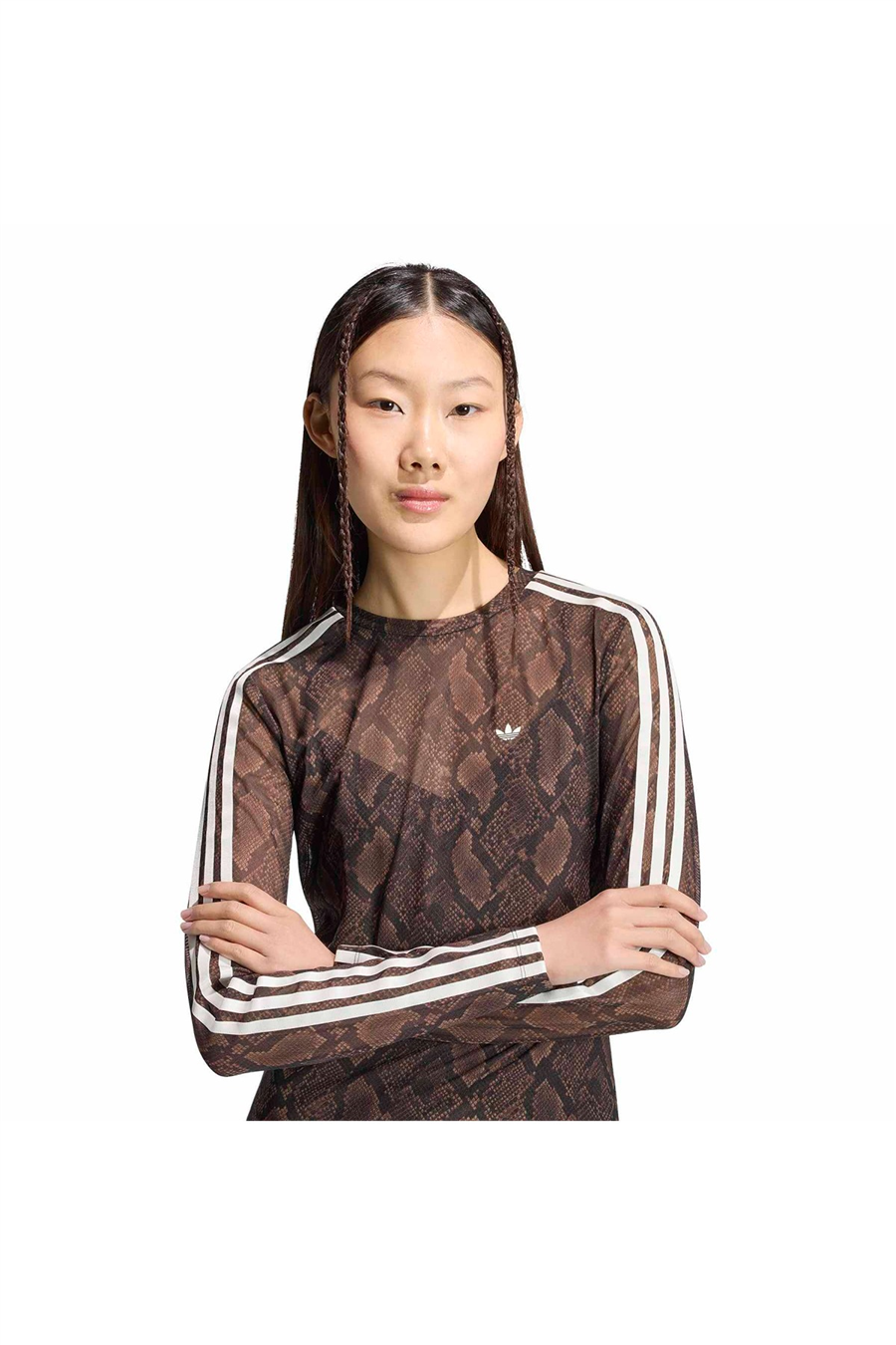 adidas Kadın Elbise SNAKE PRINT MAXI DRESS KX1892