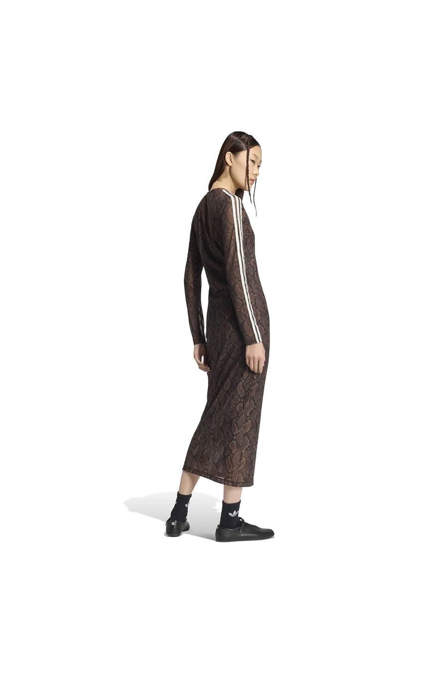 adidas Kadın Elbise SNAKE PRINT MAXI DRESS KX1892