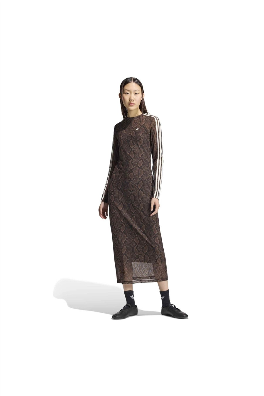 adidas Kadın Elbise SNAKE PRINT MAXI DRESS KX1892