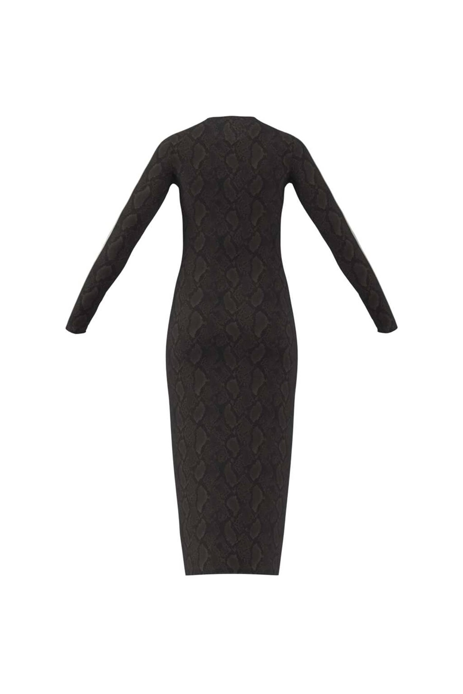 adidas Kadın Elbise SNAKE PRINT MAXI DRESS KX1892