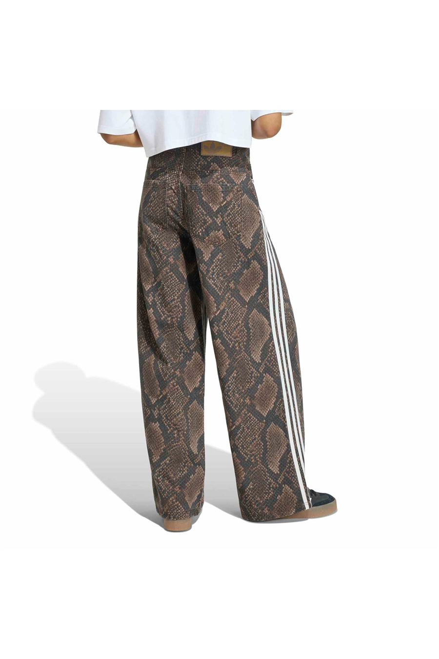 adidas Kadın Eşofman Altı SNAKE PRINT DENIM LOOSE PANTS KY0631