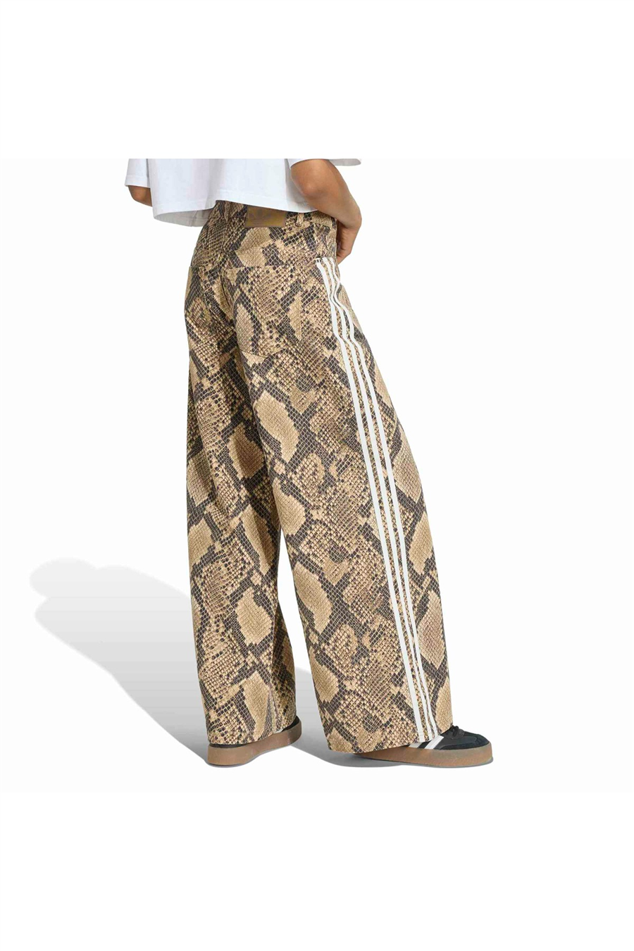 adidas Kadın Eşofman Altı SNAKE PRINT DENIM LOOSE PANTS KY0630