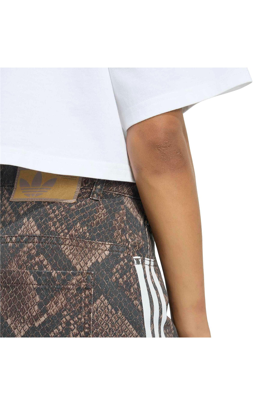 adidas Kadın Eşofman Altı SNAKE PRINT DENIM LOOSE PANTS KY0631