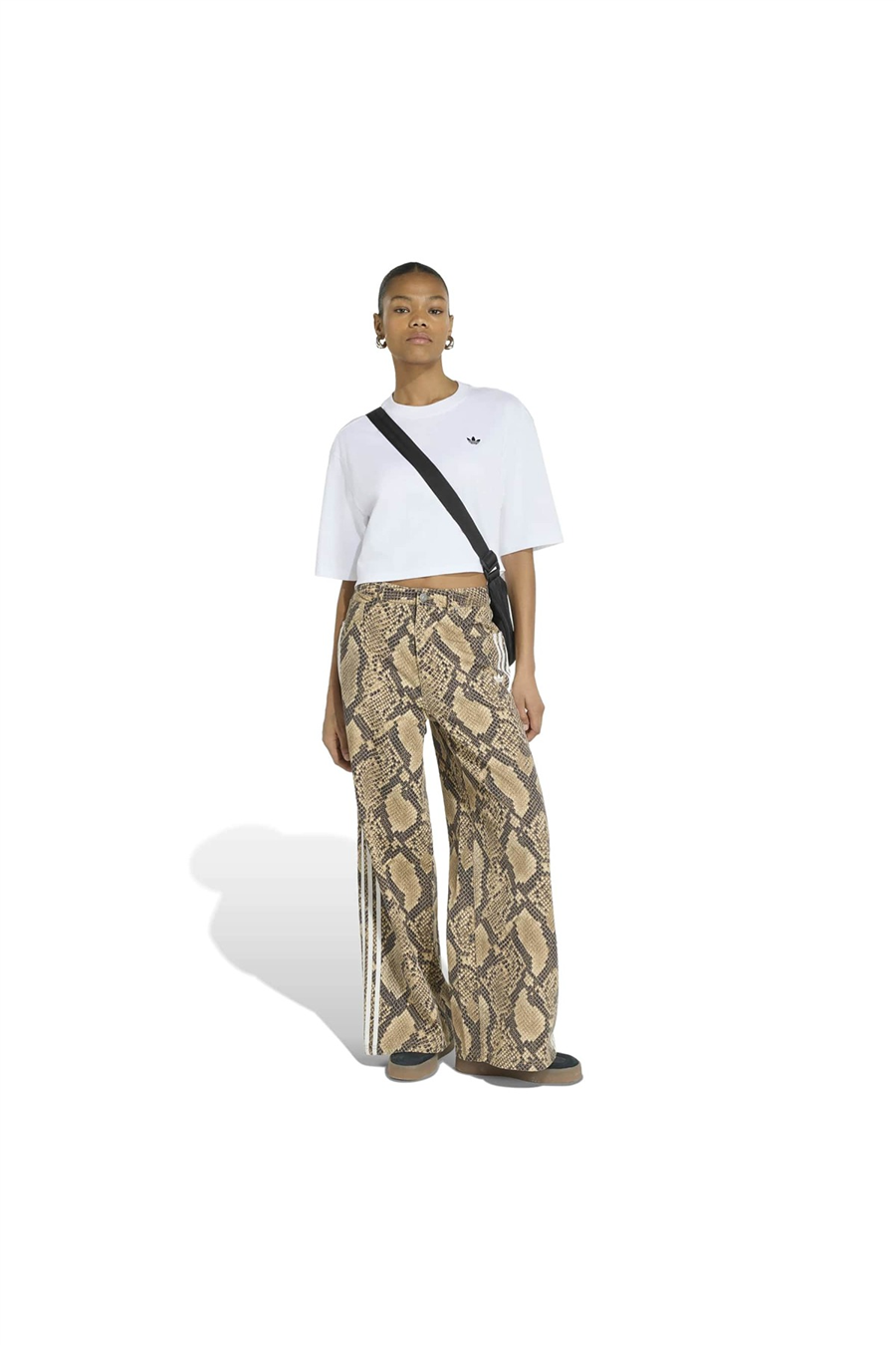 adidas Kadın Eşofman Altı SNAKE PRINT DENIM LOOSE PANTS KY0630