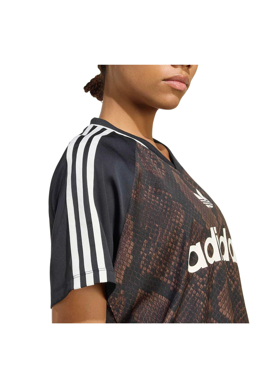 adidas Kadın Forma SNAKE PRINT SATIN JERSEY KX1898