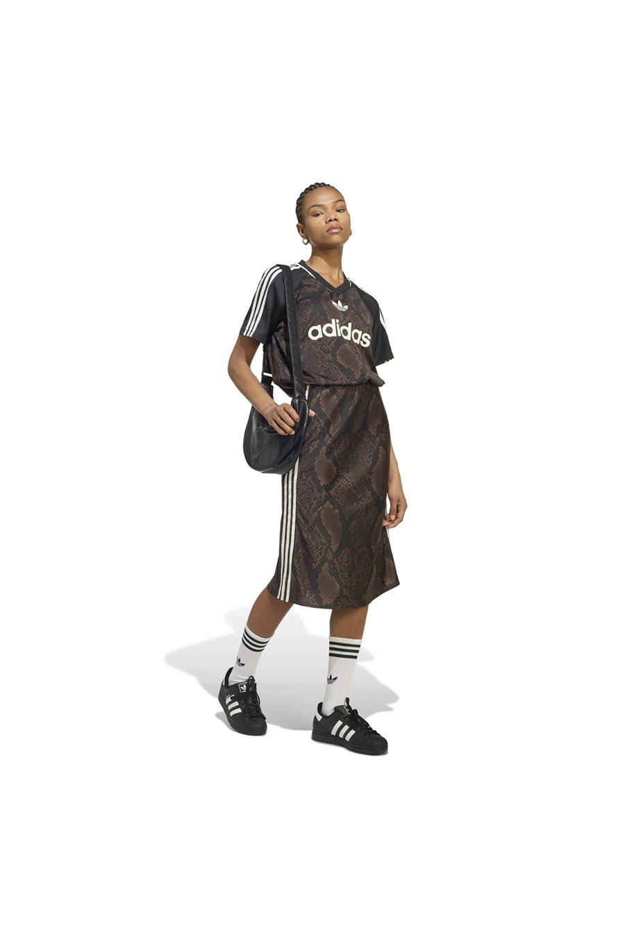 adidas Kadın Forma SNAKE PRINT SATIN JERSEY KX1898