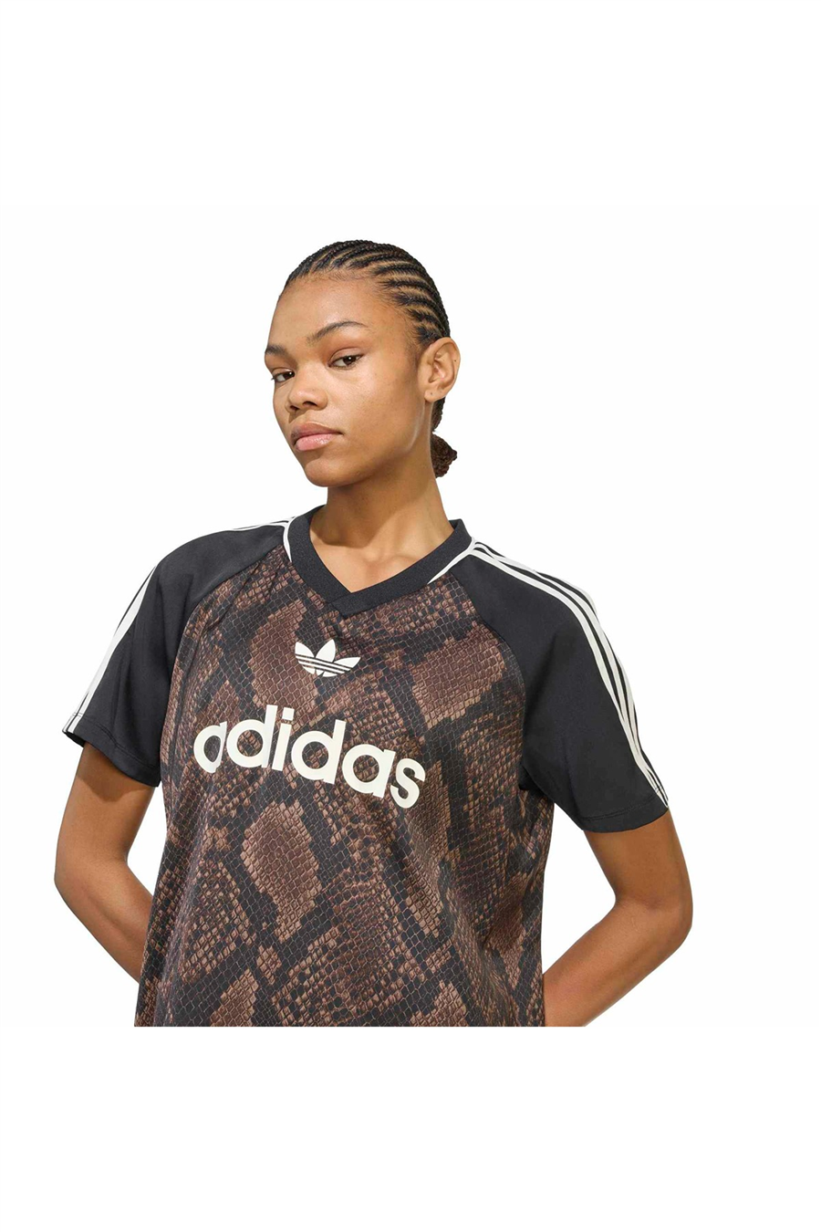 adidas Kadın Forma SNAKE PRINT SATIN JERSEY KX1898