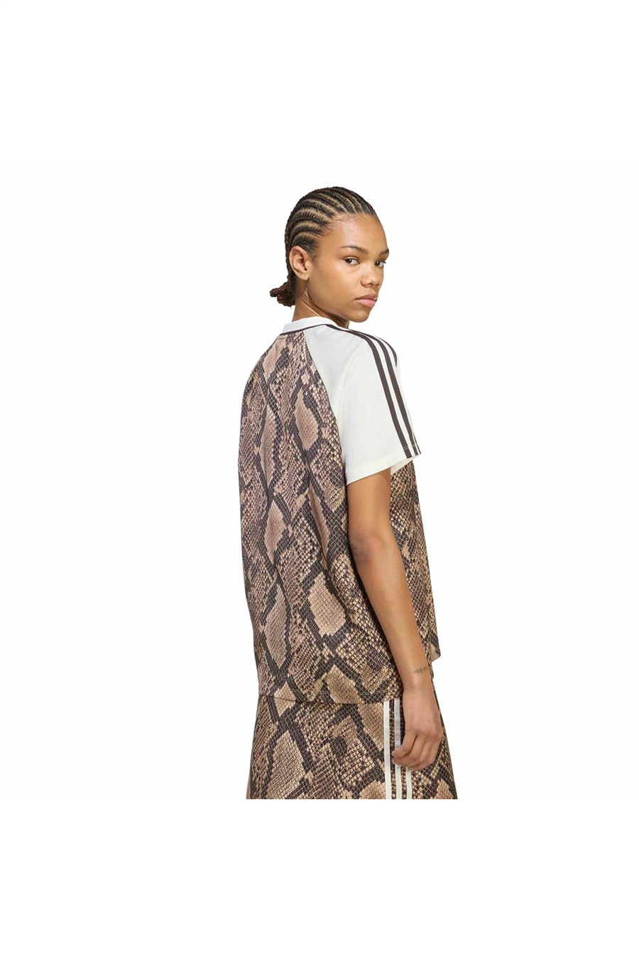 adidas Kadın Forma SNAKE PRINT SATIN JERSEY KX1897