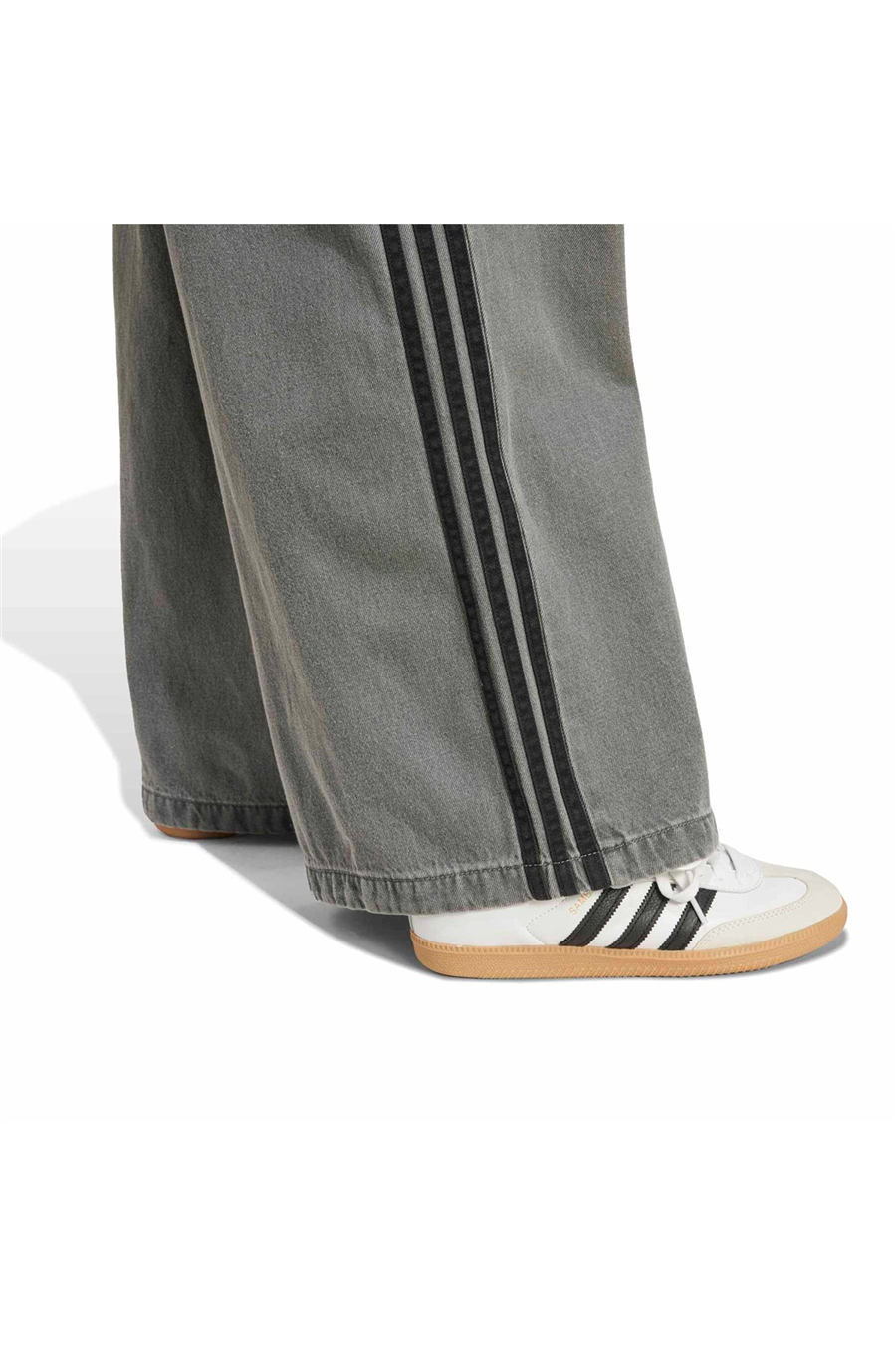 adidas Kadın  Gri  Eşofman Altı DENIM WIDE PANT JV7455