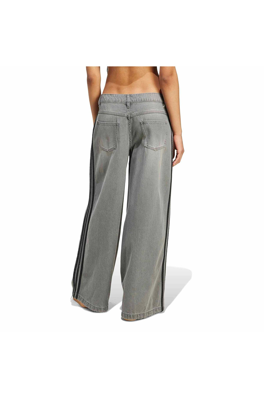 adidas Kadın  Gri  Eşofman Altı DENIM WIDE PANT JV7455